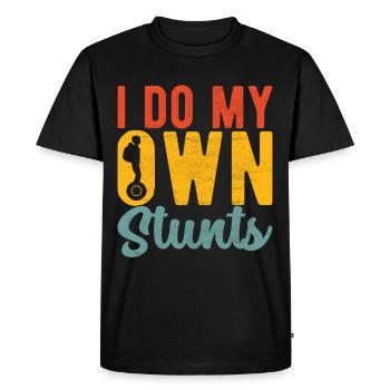 EUC Monowheel - Men's Premium Organic T-Shirt - black - Front - Nico (187cm)