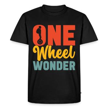 EUC Monowheel - Men's Premium Organic T-Shirt - black - Front - Nico (187cm)