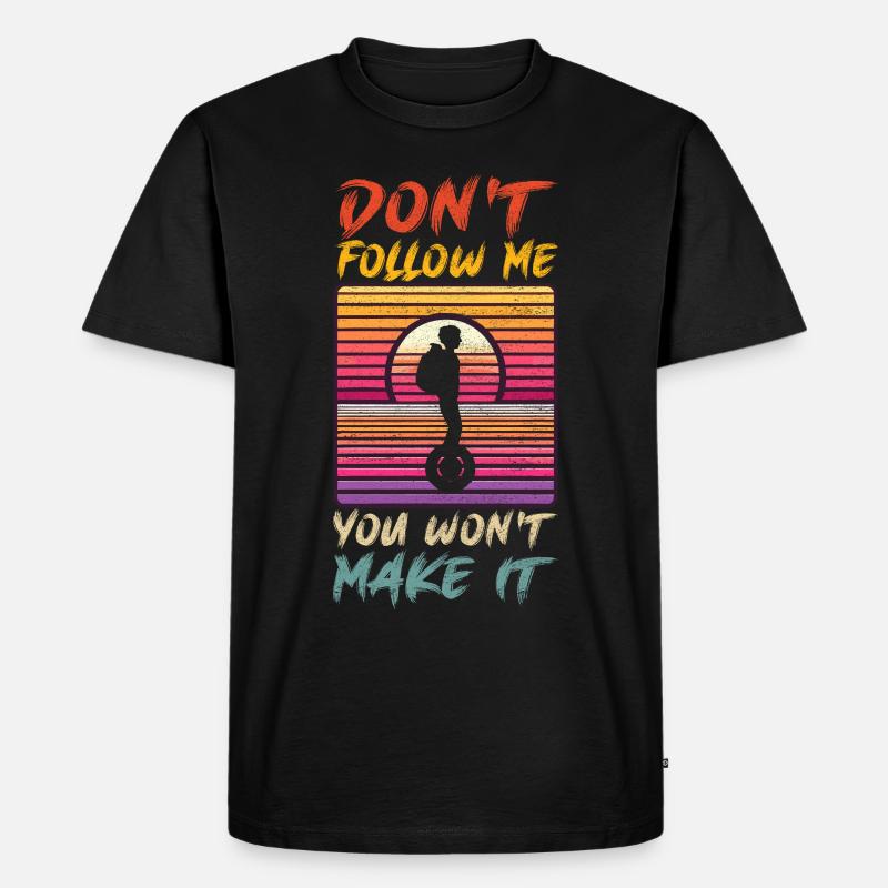 EUC Monowheel - Männer Premium Bio T-Shirt - Schwarz
