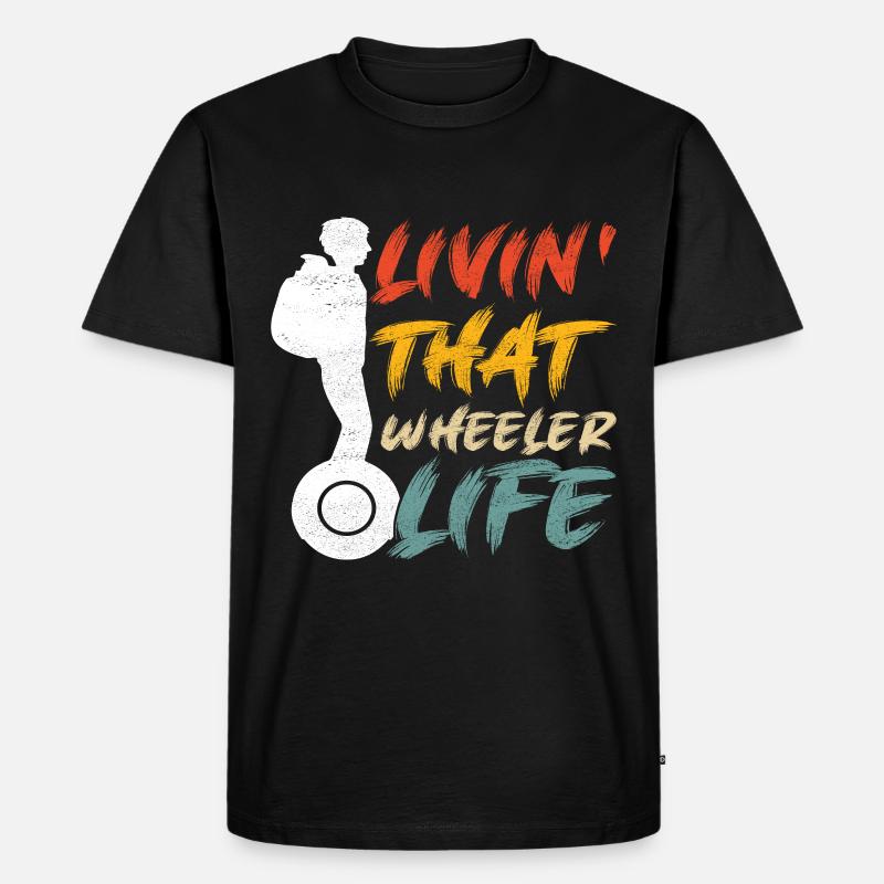 EUC Monowheel - Männer Premium Bio T-Shirt - Schwarz
