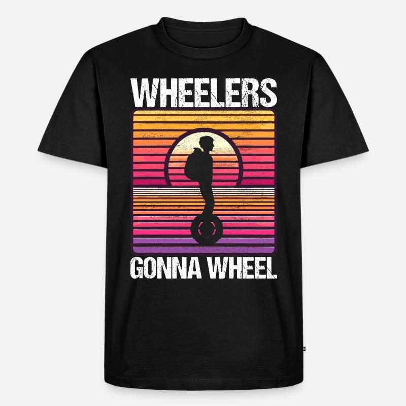 EUC Monowheel - Männer Premium Bio T-Shirt - Schwarz