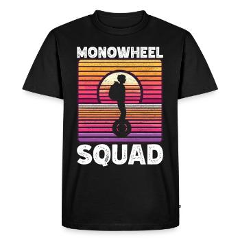 EUC Monowheel - Men's Premium Organic T-Shirt - black - Front - Nico (187cm)