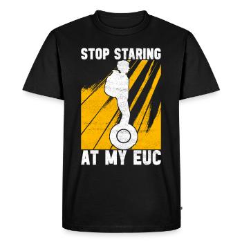 EUC Monowheel - Men's Premium Organic T-Shirt - black - Front - Nico (187cm)