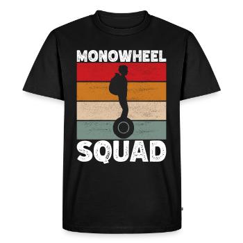 EUC Monowheel - Men's Premium Organic T-Shirt - black - Front - Nico (187cm)