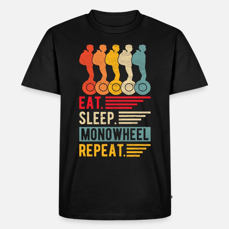 EUC Monowheel - Männer Premium Bio T-Shirt - Schwarz