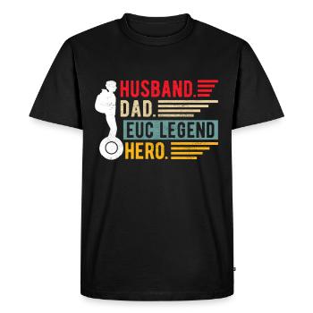 EUC Monowheel - Men's Premium Organic T-Shirt - black - Front - Nico (187cm)