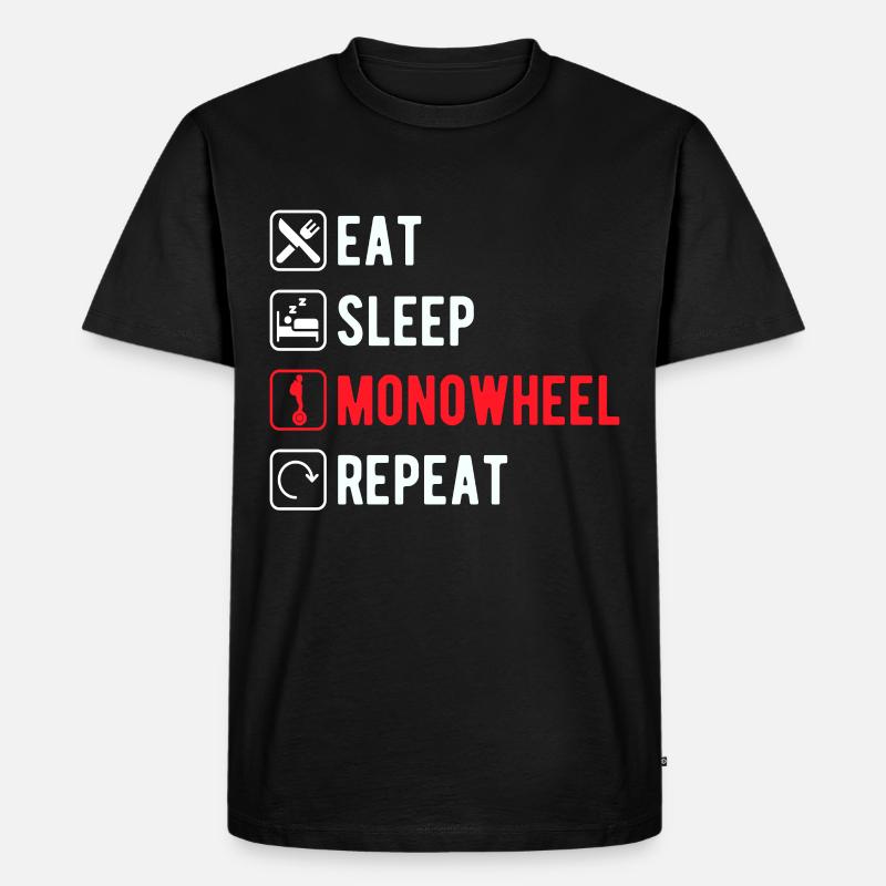 EUC Monowheel - Männer Premium Bio T-Shirt - Schwarz