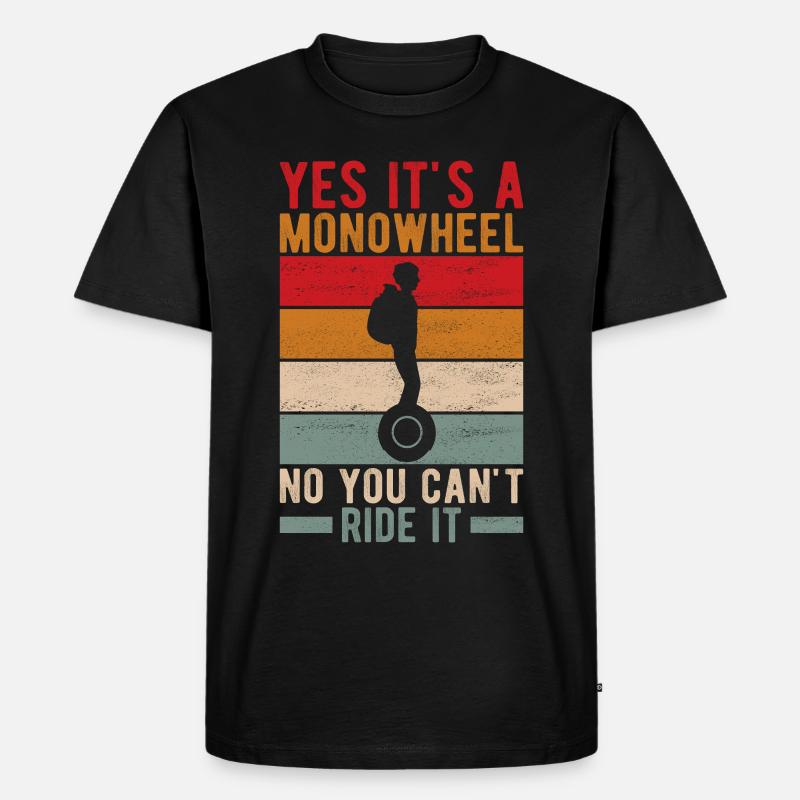 EUC Monowheel - Männer Premium Bio T-Shirt - Schwarz