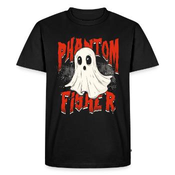 Appât fantôme Halloween Parapsychologie - T-shirt Premium bio Homme - noir - Devant - Nico (187cm)