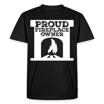 Oven Fireplace Firewood - Men's Premium Organic T-Shirt - black - Front - Nico (187cm)
