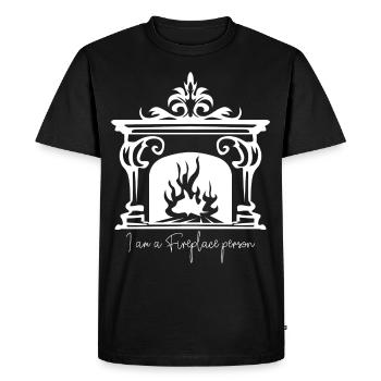 Oven Nice Fireplace Firewood - Men's Premium Organic T-Shirt - black - Front - Nico (187cm)