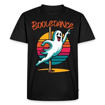 Lustiger Boole-dance Spruch Pole Dance Gespenst - Männer Premium Bio T-Shirt - Schwarz - Vorne - Nico (187cm)