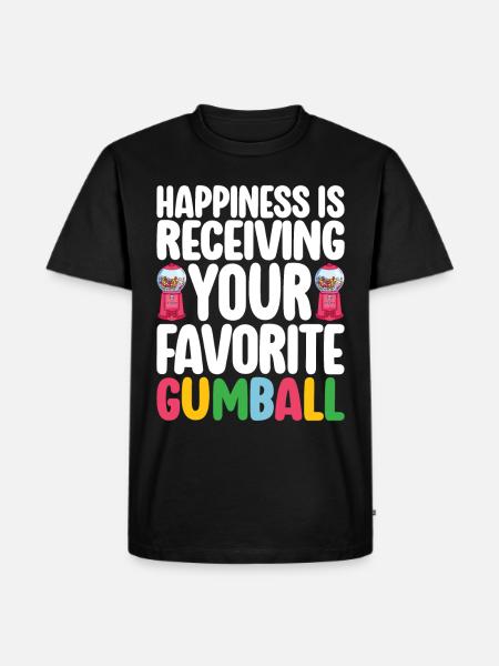 Gumball Machine Kaugummiautomat - Männer Premium Bio T-Shirt - Schwarz