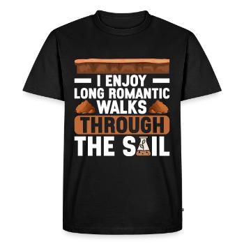 Bodenwissenschaftler Soil Science - Men's Premium Organic T-Shirt - black - Front - Nico (187cm)