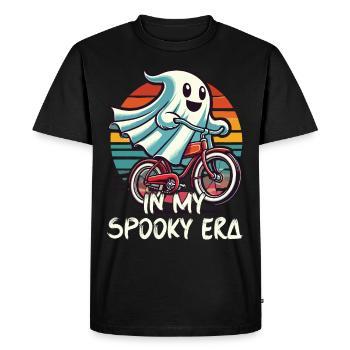 Halloween: In My Spooky Era Ghost Friends - Men's Premium Organic T-Shirt - black - Front - Nico (187cm)