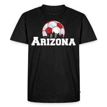 Arizona State Sedona Phoenix Grand Canyon AZ - Men's Premium Organic T-Shirt - black - Front - Nico (187cm)