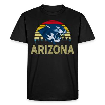 Arizona State Sedona Phoenix Grand Canyon AZ - Men's Premium Organic T-Shirt - black - Front - Nico (187cm)