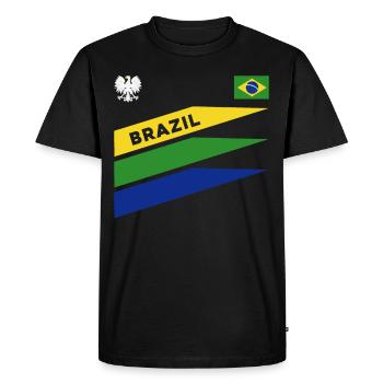 Brésil Brésil Maillot brésilien Rio de Janeiro - T-shirt Premium bio Homme - noir - Devant - Nico (187cm)