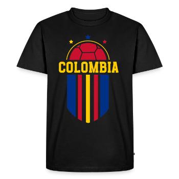 Colombie Colombie Medellín Vacances Bogota Cali - T-shirt Premium bio Homme - noir - Devant - Nico (187cm)