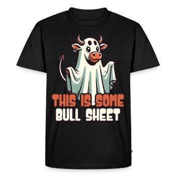 C’est vraiment un de vache drôle - T-shirt Premium bio Homme - noir - Devant - Nico (187cm)