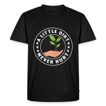 Bodenwissenschaftler Science du sol - T-shirt Premium bio Homme - noir - Devant - Nico (187cm)