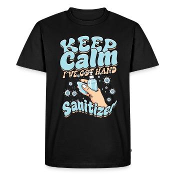 Nuclear phobia Mysophobia - Men's Premium Organic T-Shirt - black - Front - Nico (187cm)