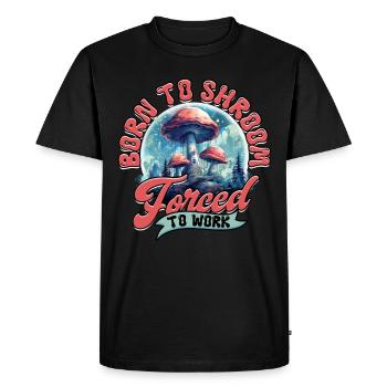 Collectionneurs de champignons Producteurs de champignons - T-shirt Premium bio Homme - noir - Devant - Nico (187cm)