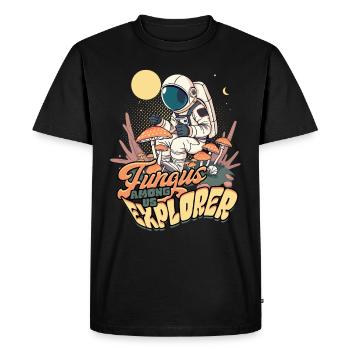 Collectionneurs de champignons Producteurs de champignons - T-shirt Premium bio Homme - noir - Devant - Nico (187cm)