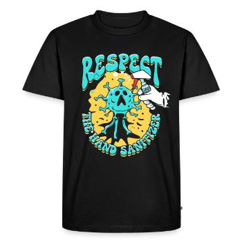 Nuclear phobia Mysophobia - Men's Premium Organic T-Shirt - black - Front - Nico (187cm)