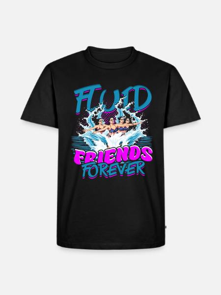 Synchronschwimmen Synchro Schwimmer - Männer Premium Bio T-Shirt - Schwarz