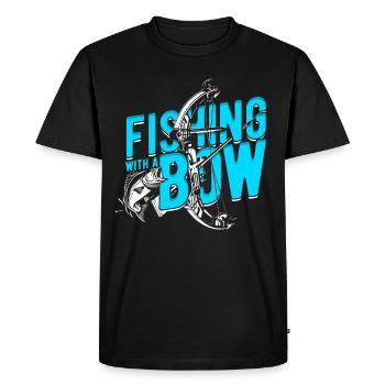 Bow Fishing Bow Fishing Bow Fishing - Men's Premium Organic T-Shirt - black - Front - Nico (187cm)