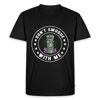 Herbes Encens Purification Spirituelle - T-shirt Premium bio Homme - noir - Devant - Nico (187cm)