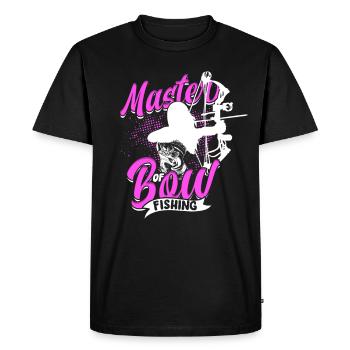 Bow Fishing Bow Fishing Bow Fishing - Men's Premium Organic T-Shirt - black - Front - Nico (187cm)