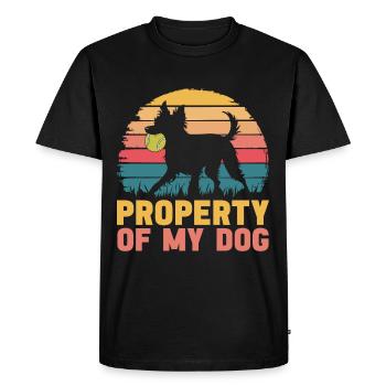 Flyball Sports canins - T-shirt Premium bio Homme - noir - Devant - Nico (187cm)