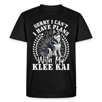 Alaskan Clover Kai - Men's Premium Organic T-Shirt - black - Front - Nico (187cm)