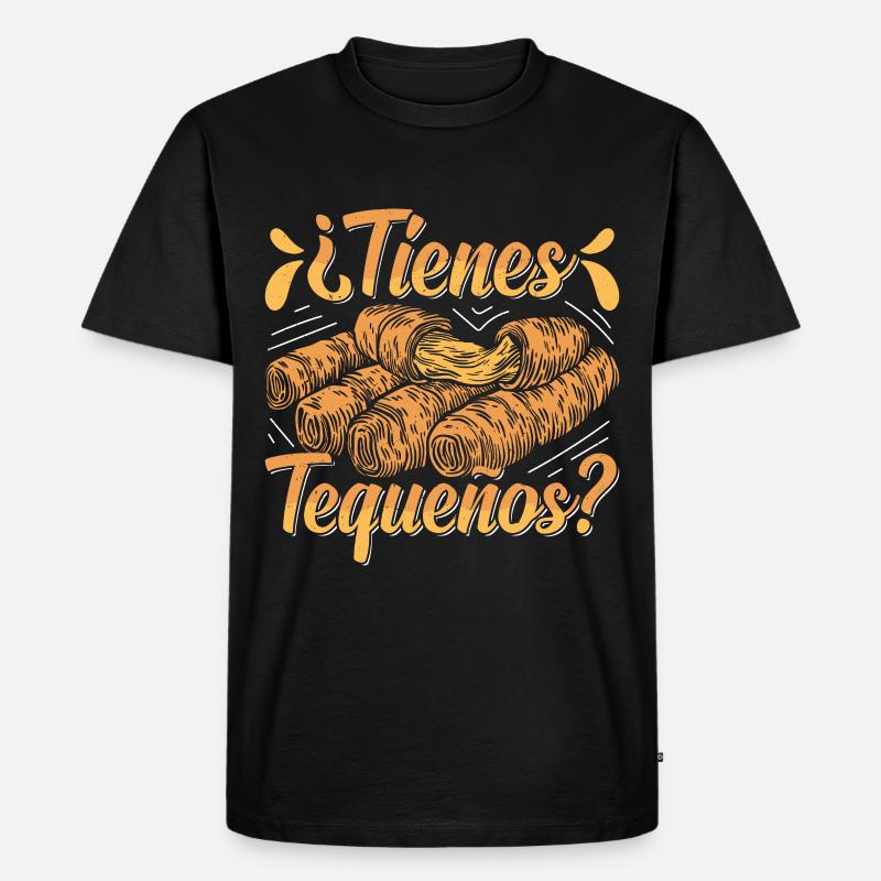 Tequenos venezolanisch - Männer Premium Bio T-Shirt - Schwarz