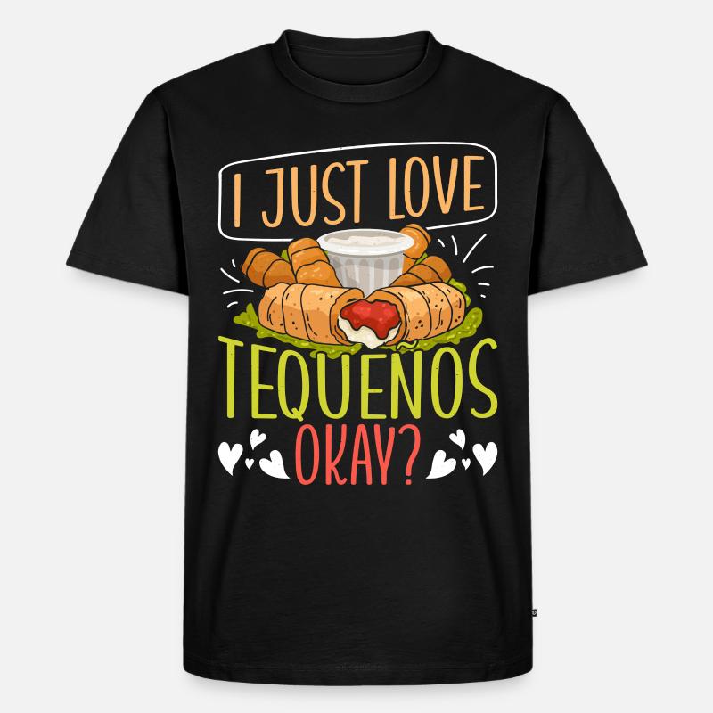 Tequenos venezolanisch - Männer Premium Bio T-Shirt - Schwarz
