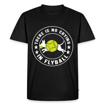 Flyball Sports canins - T-shirt Premium bio Homme - noir - Devant - Nico (187cm)