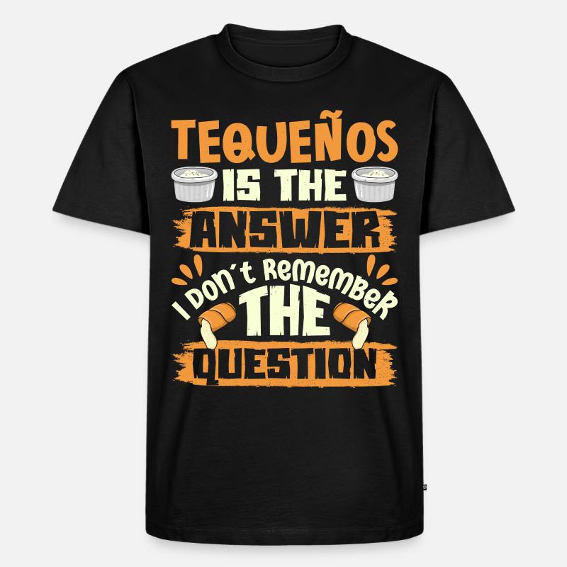 Tequenos venezolanisch - Männer Premium Bio T-Shirt - Schwarz