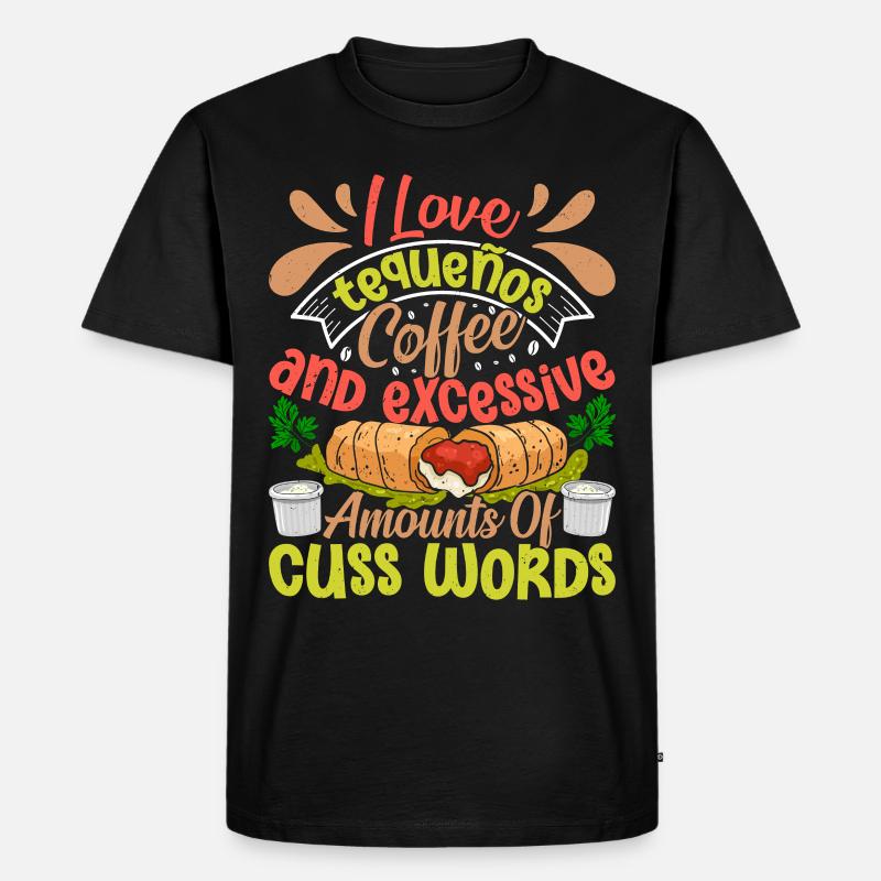 Tequenos venezolanisch - Männer Premium Bio T-Shirt - Schwarz