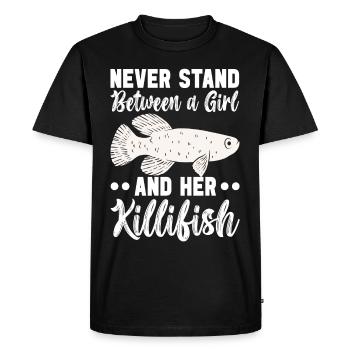 Killifisch Aquarium Fish Lovers - Men's Premium Organic T-Shirt - black - Front - Nico (187cm)