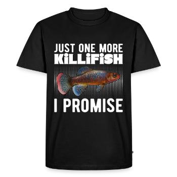 Killifisch Aquarium Fish Lovers - Men's Premium Organic T-Shirt - black - Front - Nico (187cm)