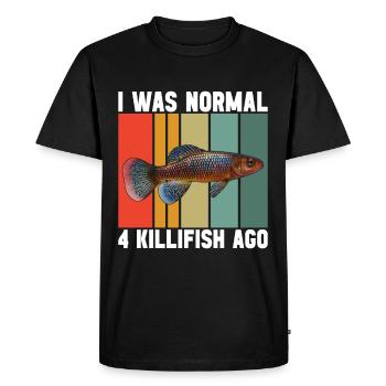 Killifisch Aquarium Fish Lovers - Men's Premium Organic T-Shirt - black - Front - Nico (187cm)