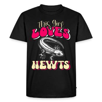 Triton - T-shirt Premium bio Homme - noir - Devant - Nico (187cm)
