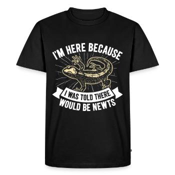 Triton - T-shirt Premium bio Homme - noir - Devant - Nico (187cm)