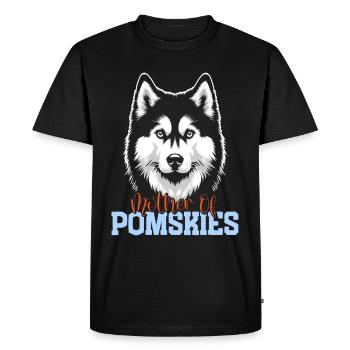 Chien disant chien chien - T-shirt Premium bio Homme - noir - Devant - Nico (187cm)