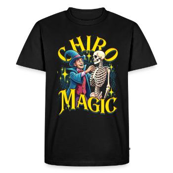 Chiropractor Physiotherapist Chiro Magic - Men's Premium Organic T-Shirt - black - Front - Nico (187cm)