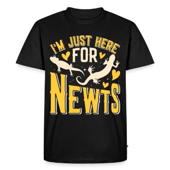 Triton - T-shirt Premium bio Homme - noir - Devant - Nico (187cm)