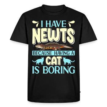 Triton - T-shirt Premium bio Homme - noir - Devant - Nico (187cm)