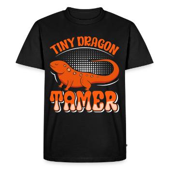 Triton - T-shirt Premium bio Homme - noir - Devant - Nico (187cm)